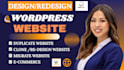design, redesign, copy clone website development, ecommerce website
