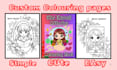 design bold and easy kdp colouring book for kids and adults