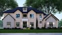 construct real estate house in3d,facade concrete cladding,terrace,vray rendering