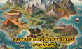 design custom fantasy maps, dnd maps, rpg maps and illustrated book maps