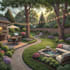 create backyard landscape design rendering