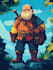 make 2d game character illustration