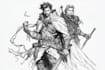 draw character design in sketch