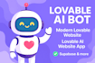 build lovable ai bot, modern lovable website, lovable ai website app, superbase