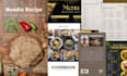 editable canva cookbook, restaurant menu prices list, diet meal plan template