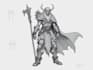 sketch fantasy character concept art