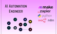 create n8n, make com automations , zapier ai automation