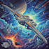 draw a sci fi spaceship design