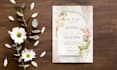 design an elegant wedding invitation card