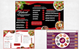 design professional digital menu board ,editable menu