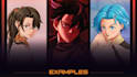 do any style, concept bustup illustration