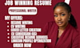 deliver a job winning professional resume, cover letter and linkedin makeover