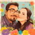 draw faceless couple illustration couples portrait