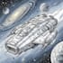 create spaceship concept art for you