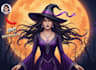 create a custom halloween witch portrait from your photo