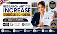 research article increase google scholar journal publication