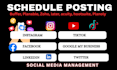 do schedule posting across your profiles using buffer, planable, hootsuite, zoho