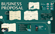 design modern business proposal slides in canva