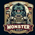 make a  creative monster jeep mascot logo with t shirt design