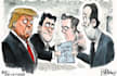 make a political cartoon art