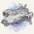design a sci fi spaceship art