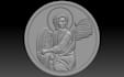 sculpt face, coin, cnc, half 3d models