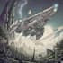 draw a sci fi spaceship art