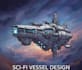 create a sci fi spaceship design