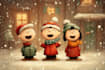 draw christmas cartoon caricature