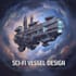 create a sci fi spaceship art