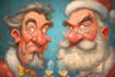 draw christmas cartoon caricature