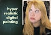 create digital portraits with indie dark aesthetic