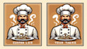 design awesome chef logo with express delivery