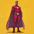 create a superhero illustration with bold colors