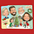 make a custom christmas group cartoon art
