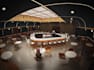 skp render, model, restaurant, interior layout, commercial space, floorplan