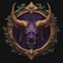 draw fantasy game logo with cool unique magic style