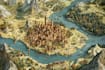 create fantasy map illustration for map