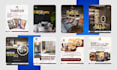 design home decor social media posts and instagram graphics