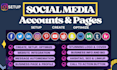 create social media accounts, set up business pages and optimize