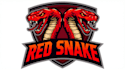 design modern red snake logo with creative concepts