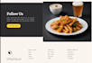 design a modern resturant webiste UI in figma