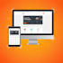 design a modern responsive website usnig HTML CSS and java script
