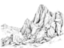 do a highly detailed graphic line art and sketch