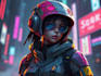 design fantasy and cyberpunk character