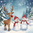 desing a unique christmas cartoon caricature