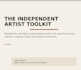 send you the independent artist playbook