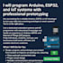 do arduino, esp32, iot programming with prototyping