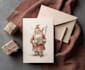 draw greeting, christmas, birthday card, postcard