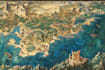draw a high quality fantasy map